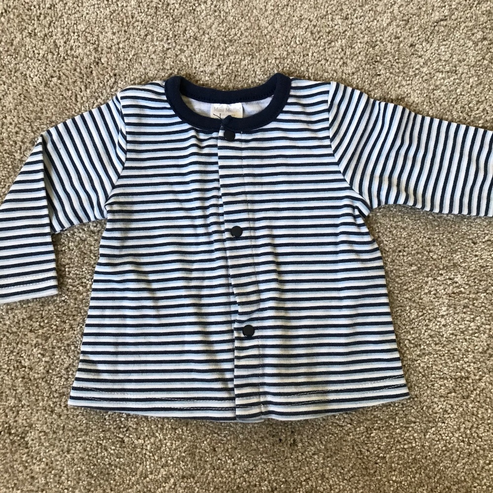 🦋5/$5!! Striped Snap Down Shirt